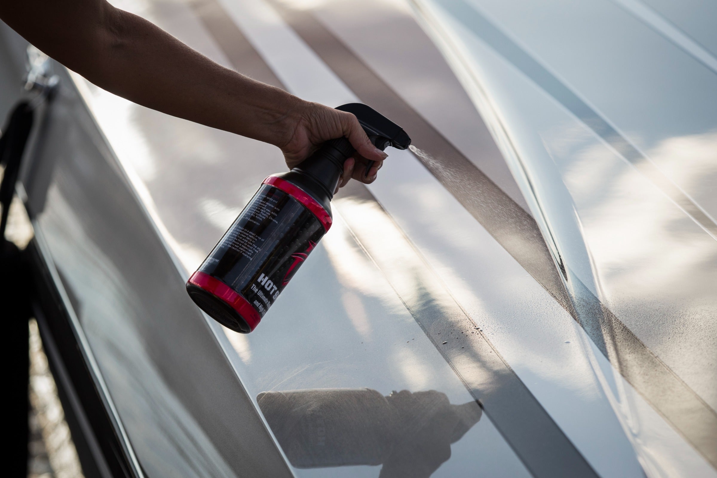 removing water spots on a boat