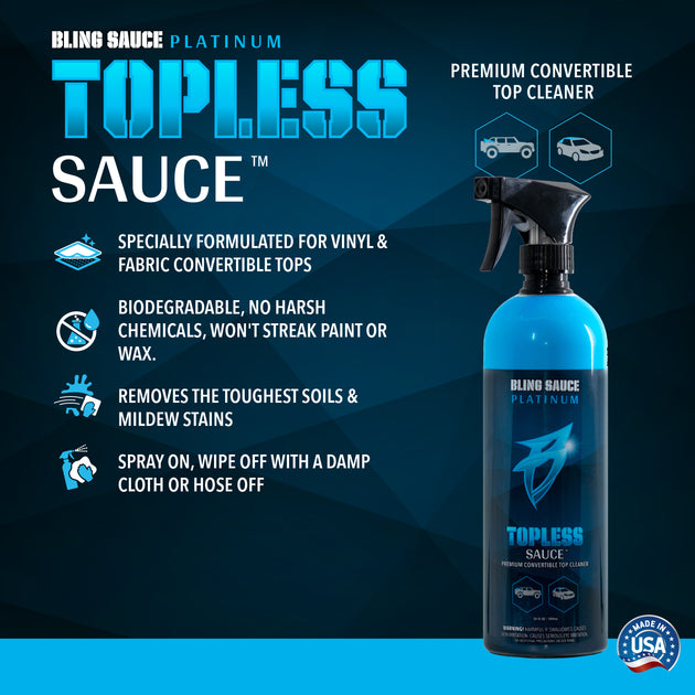Convertible Top Cleaner & Protectant - Topless Sauce