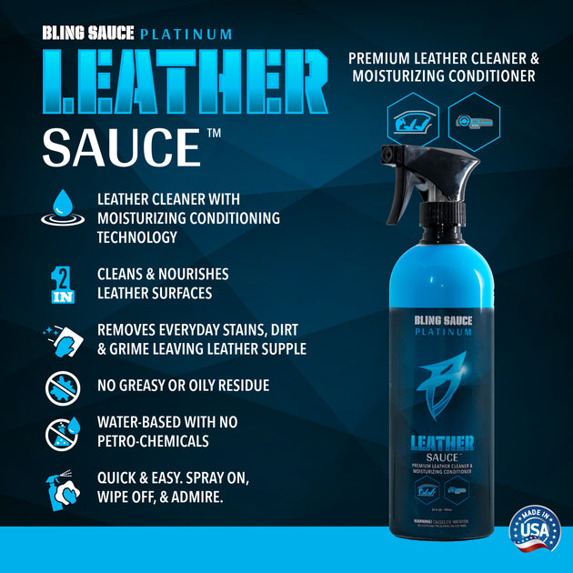Car Leather Cleaner & Conditioner Leather Sauce Bling Sauce