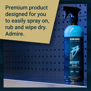 Premium spray-on vehicle detailing product for easy application and a brilliant finish. Ideal for car enthusiasts.