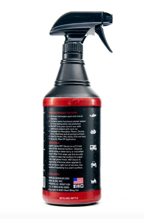 Hot Sauce - Detail Spray & Water Spot Remover | Bling Sauce